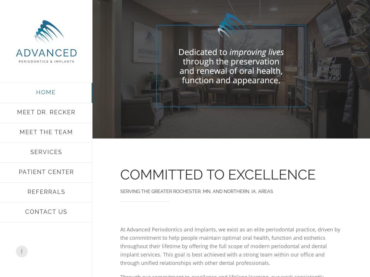 Dr. Bryan Recker Advanced Periodontics & Implants screenshot