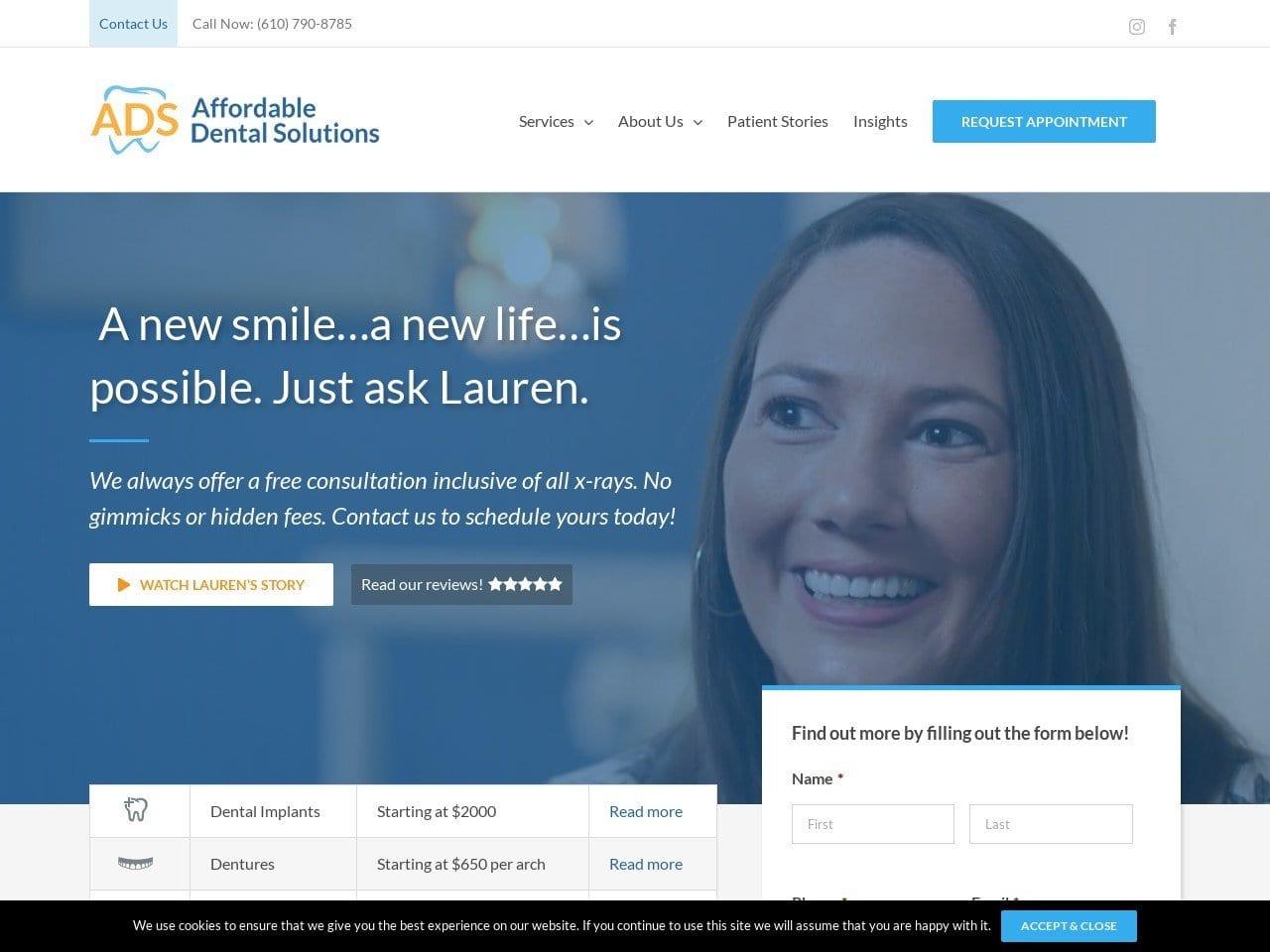 Affordable Dental Solutions screenshot