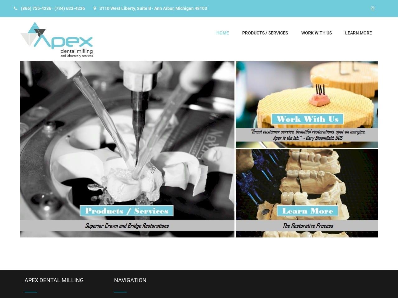 Apex Dental Milling screenshot