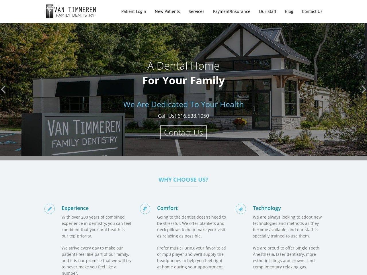 Van Timmeren Family Dentistry screenshot