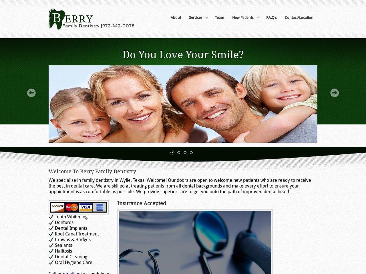 Berry Family Dentist screenshot