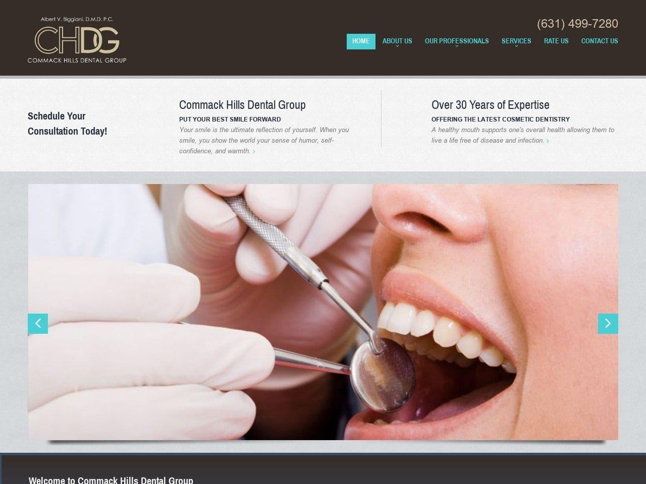 Commack Hills Dental Group screenshot