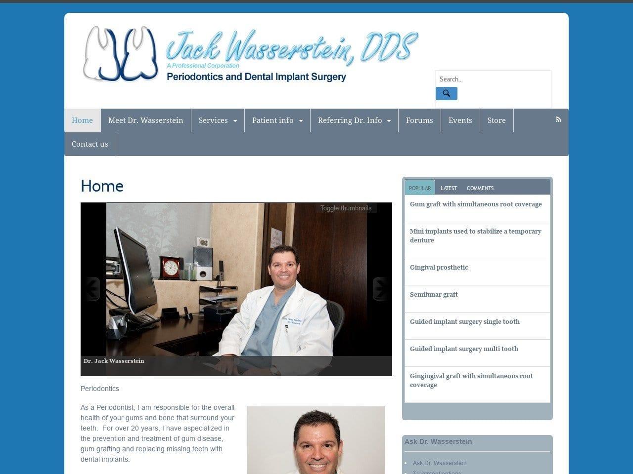 Jack E. Wasserstein DDS Inc.