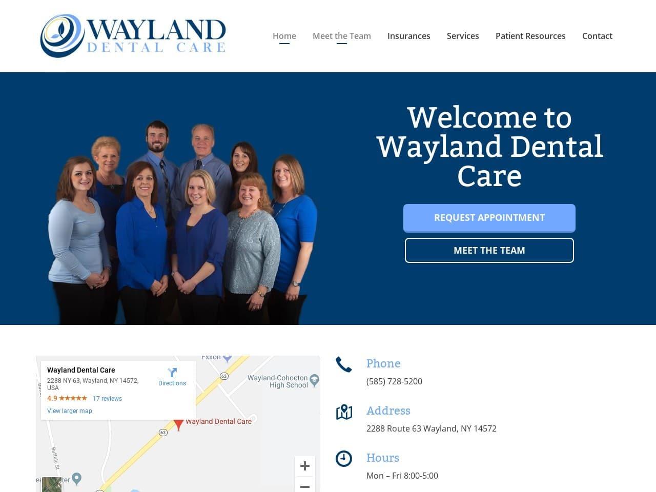 Wayland Dental Care screenshot