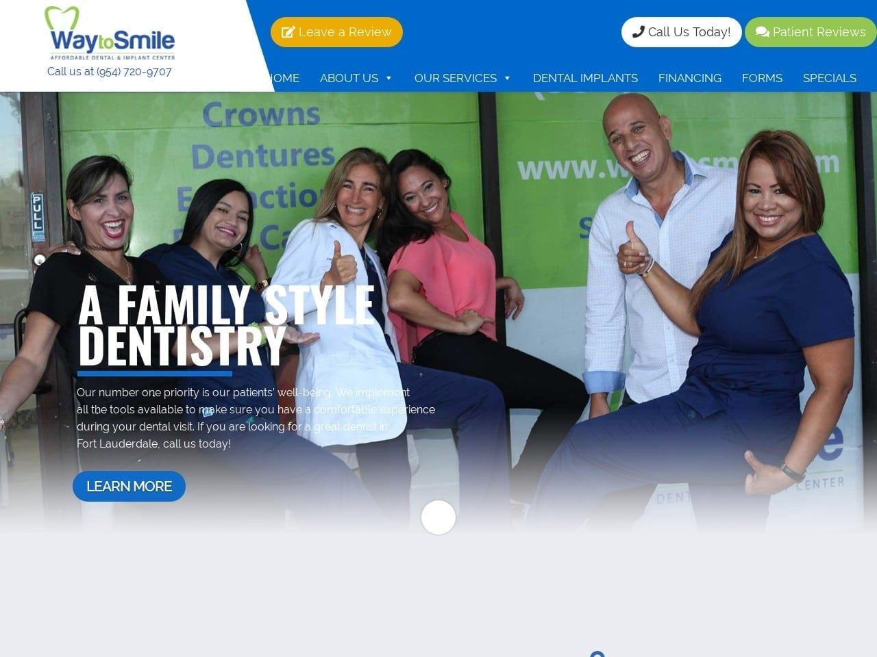 Way To Smile Dental screenshot