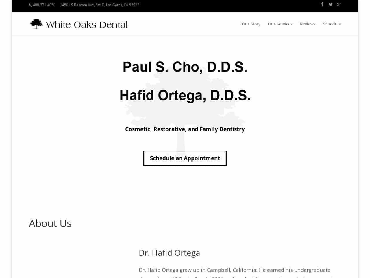 White Oaks Dental Los Gatos screenshot