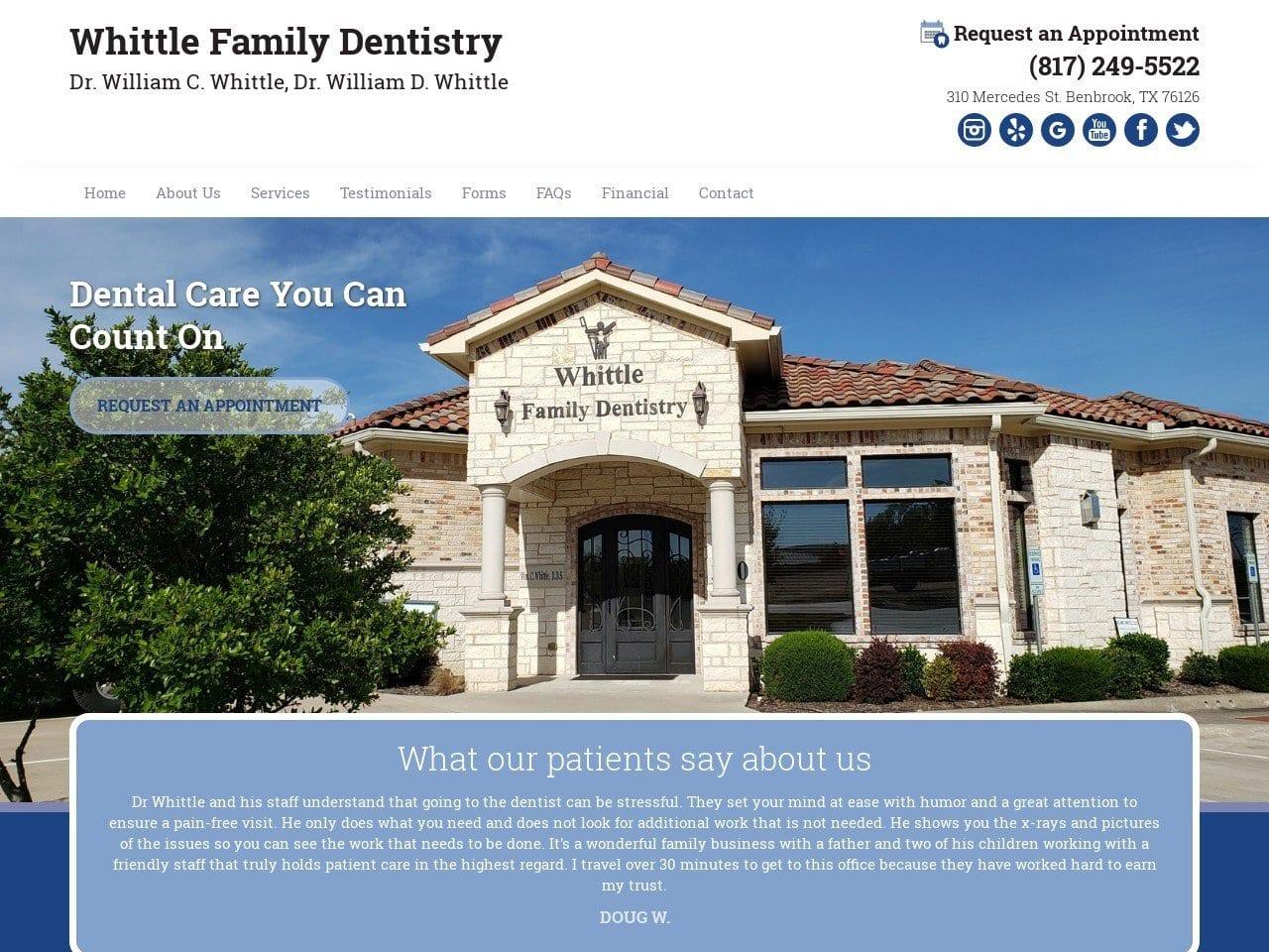 Whittle Family Dentistry screenshot