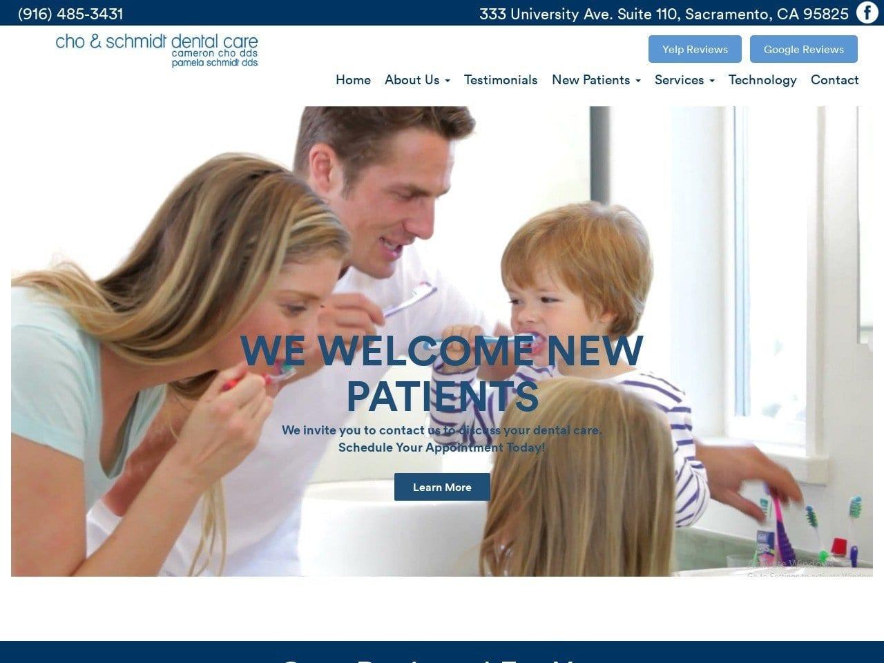 Cho & Schmidt Dental Care screenshot