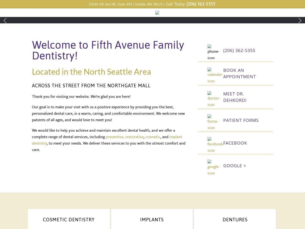 Fifth Avenue Family Dentist screenshot
