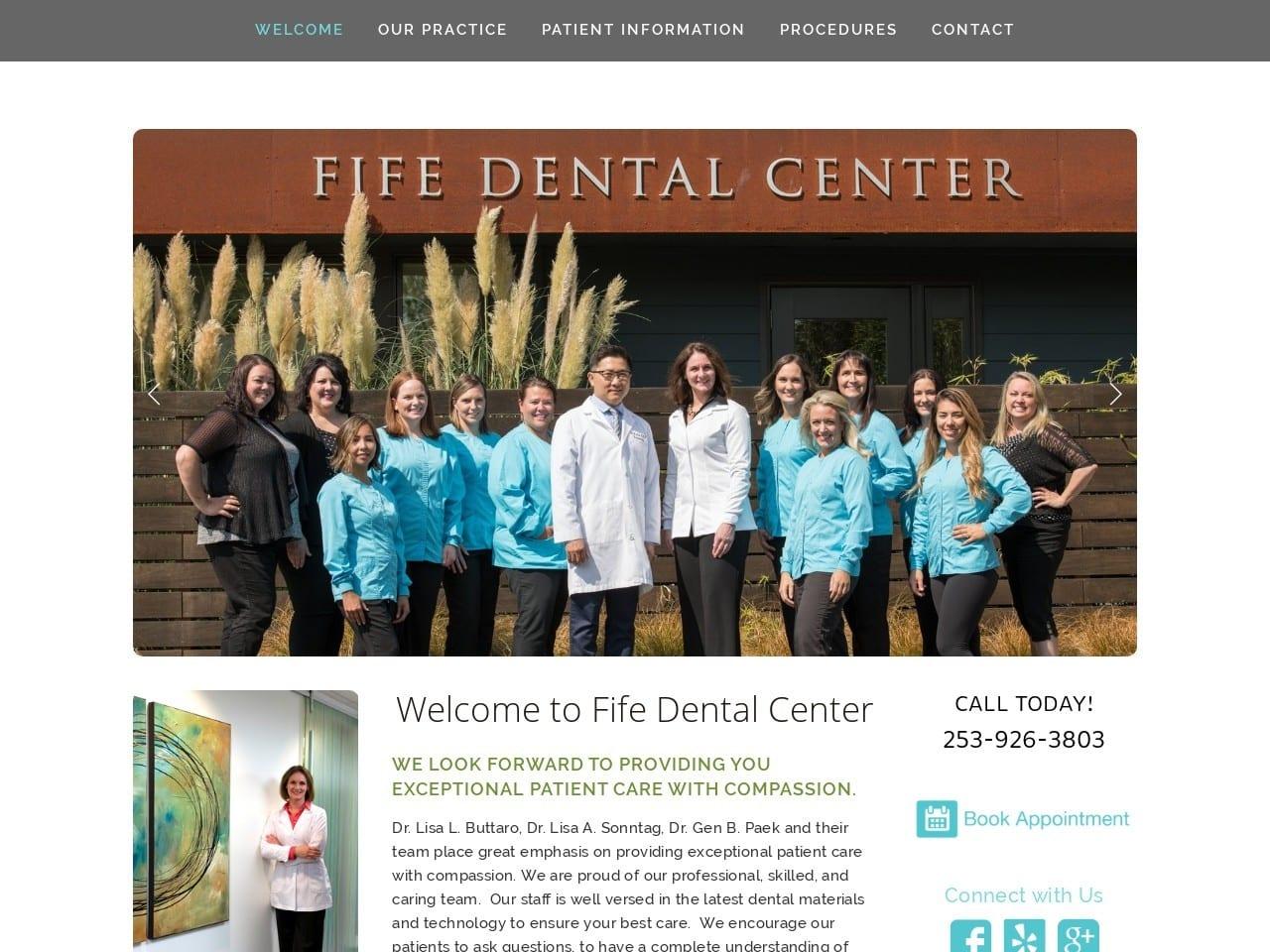 Fife Dental Center screenshot