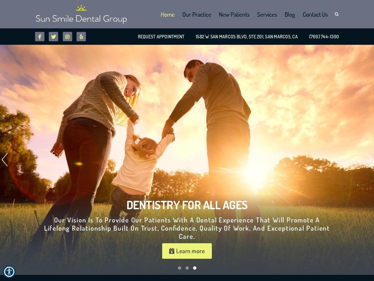 Sun Smile Dental Group screenshot