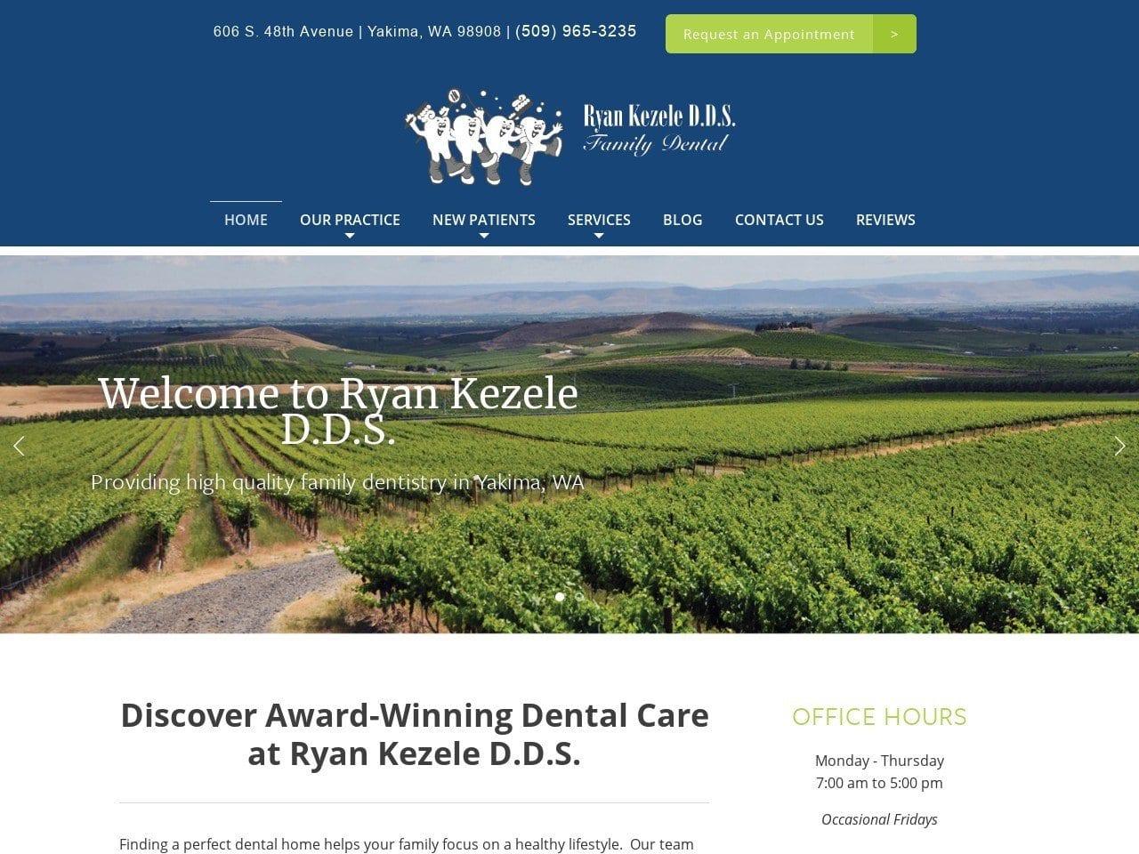 Ryan Kezele DDS Family Dental of Yakima screenshot
