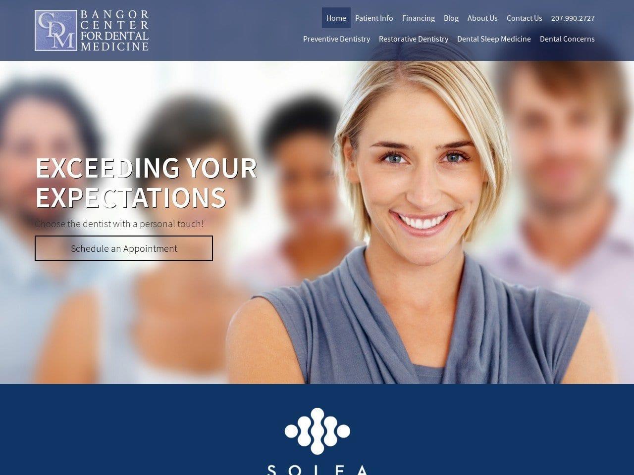 Bangor Center For Dental Medicine screenshot