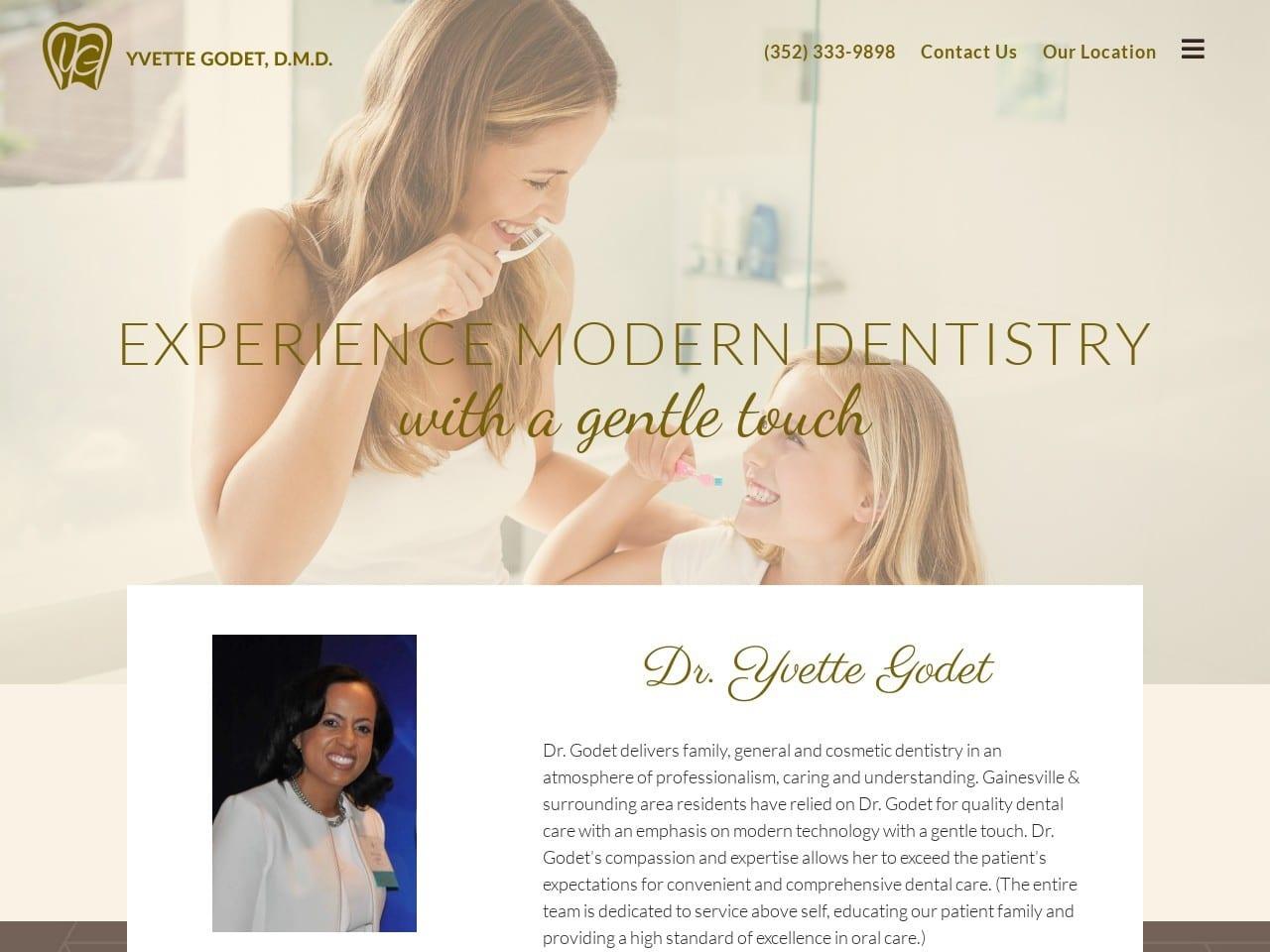 Dr. Yvette M. Godet DMD screenshot