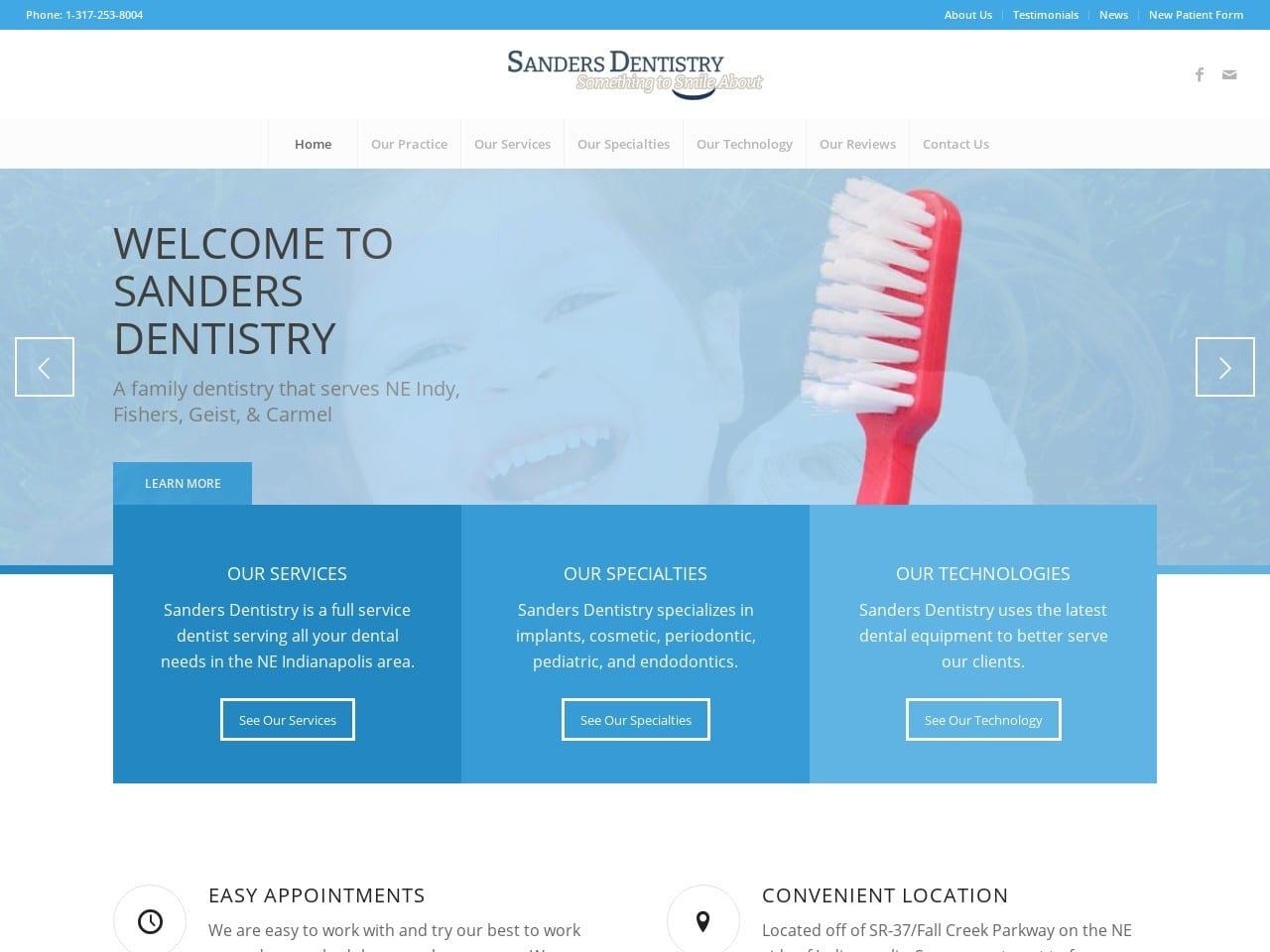 Sanders Dentistry screenshot