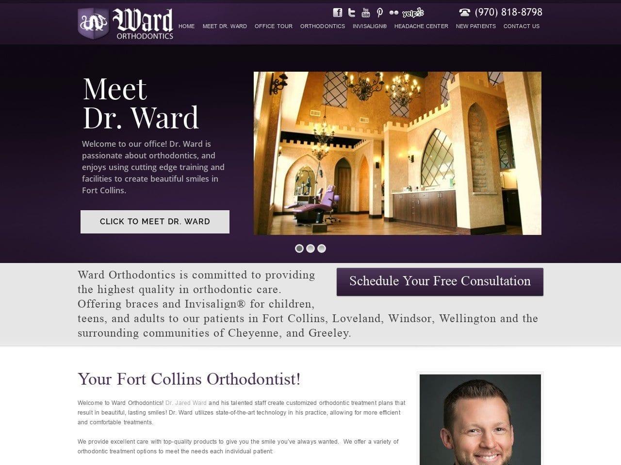 Ward Orthodontics screenshot