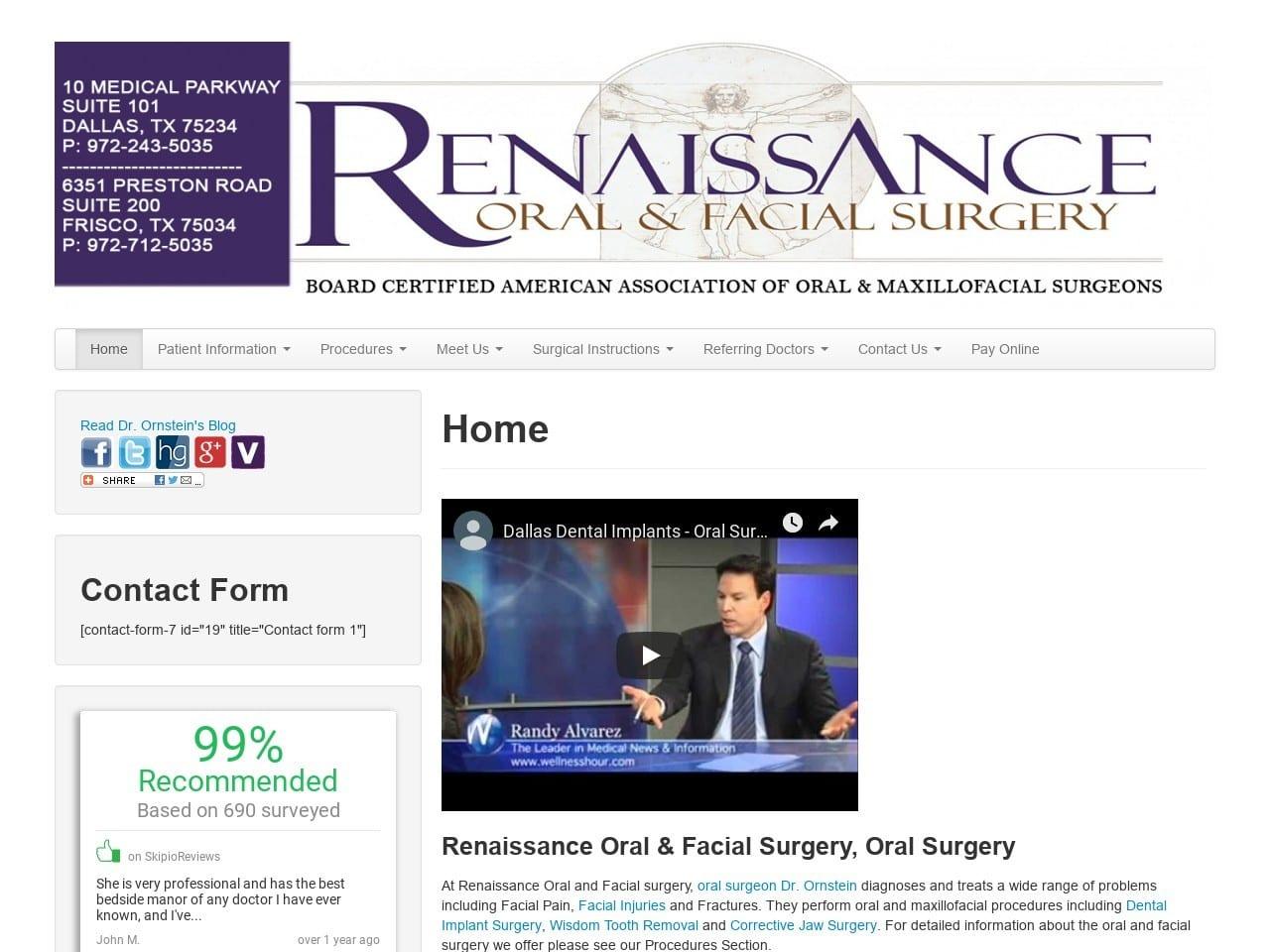 Renaissance Oral & Facial Surgery screenshot