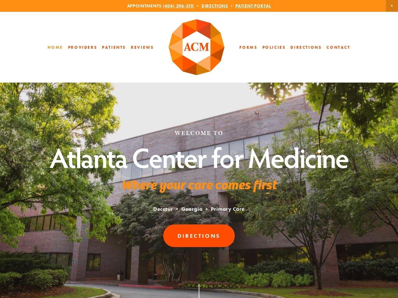 Atlanta Center for Medicine screenshot