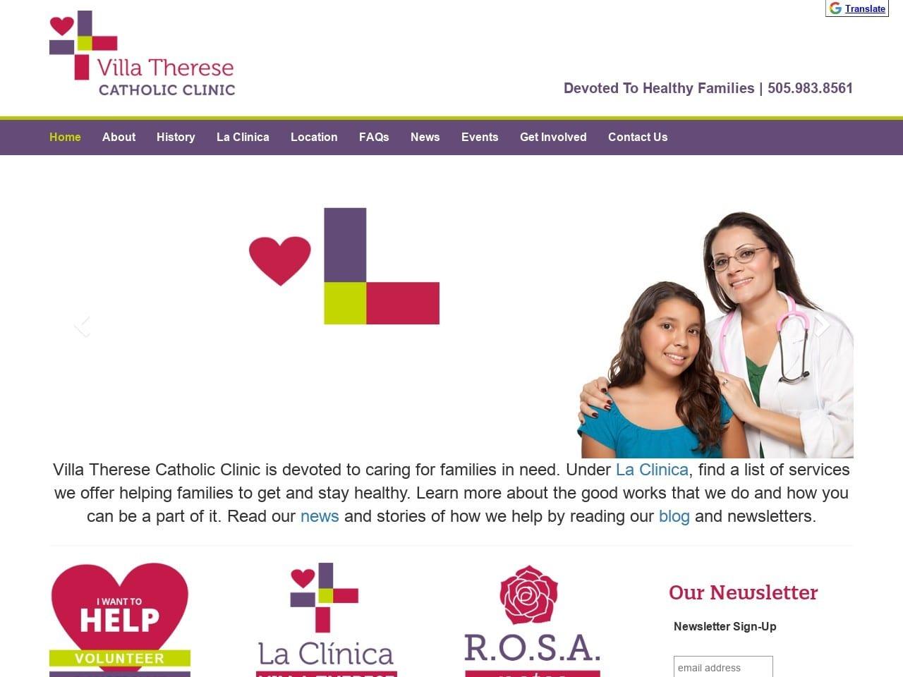 Villa Therese Catholic Clinic screenshot
