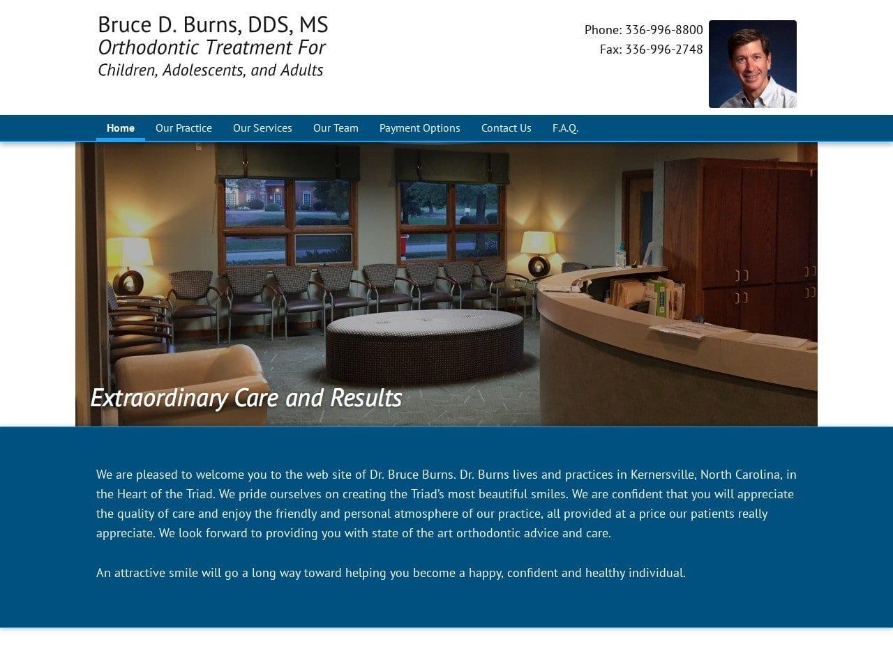 Burns Bruce D DDS screenshot
