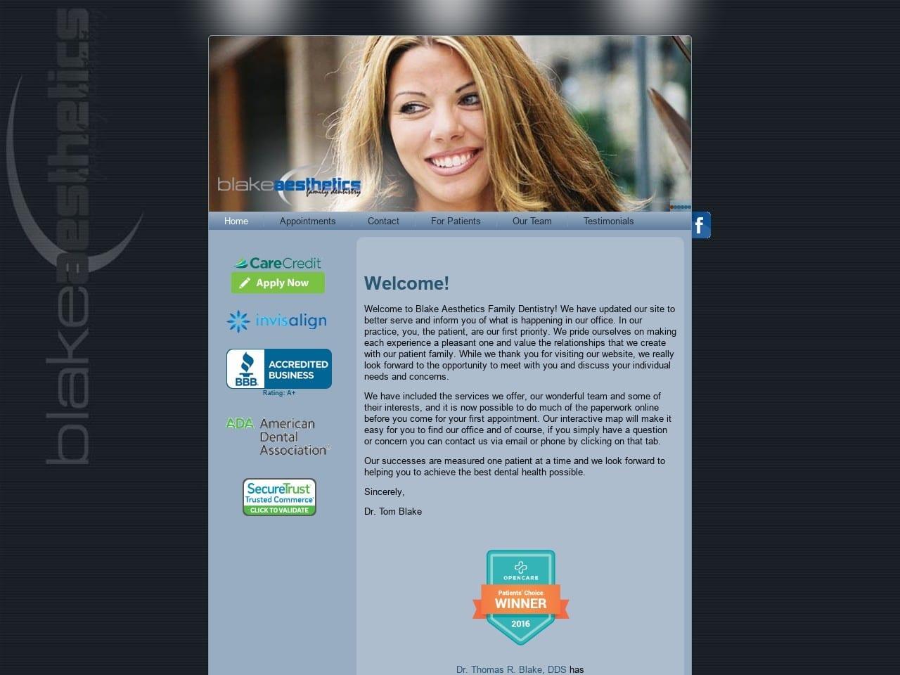 Thomas R Blake Dds screenshot