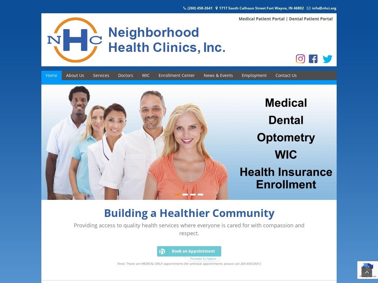 Wic Neighborhood Health Frey James DDS screenshot