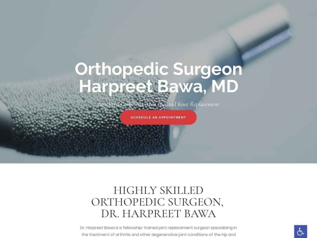 Orthopedic Surgeon Harpreet Bawa, MD