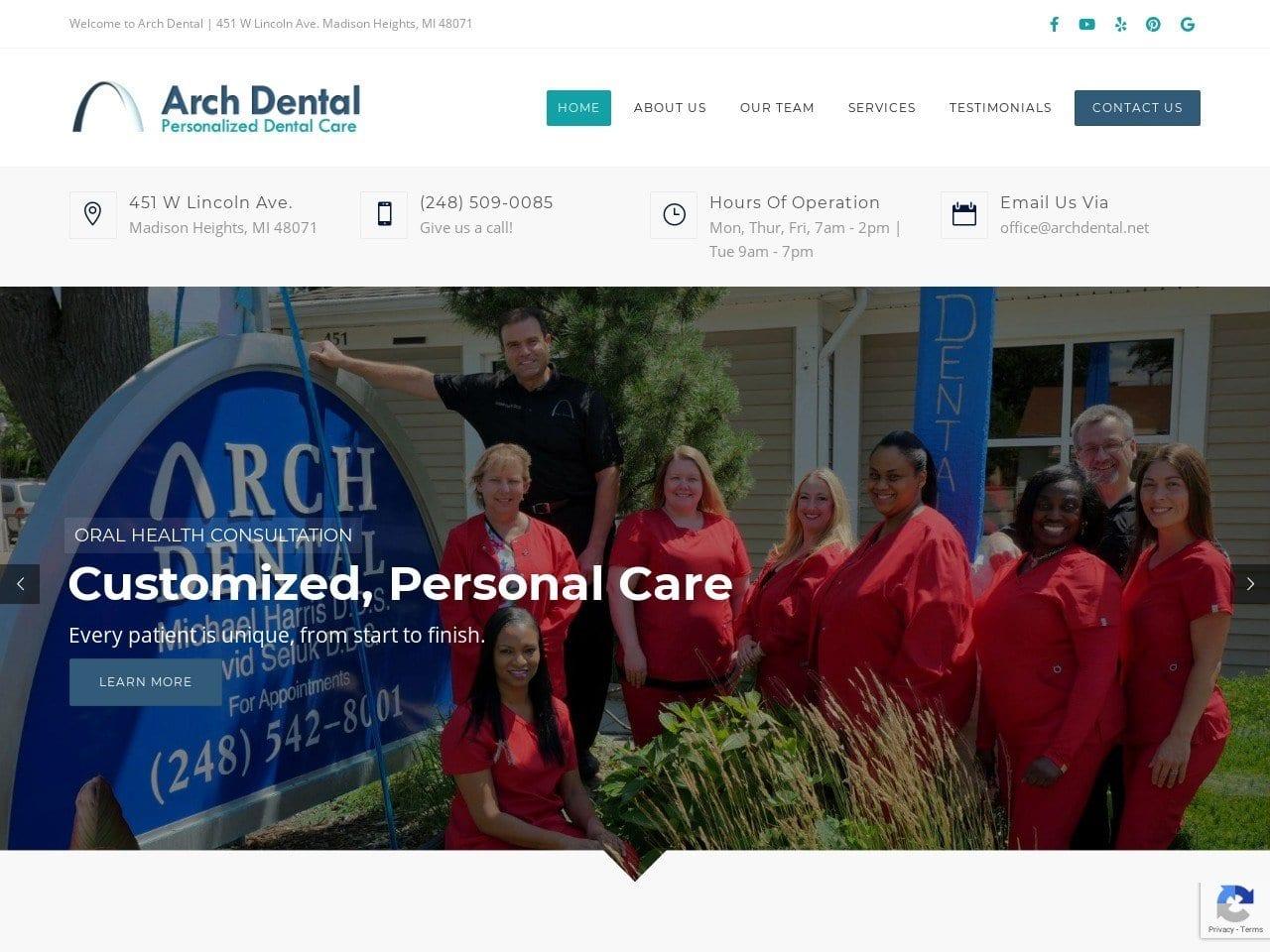 Arch Dental screenshot