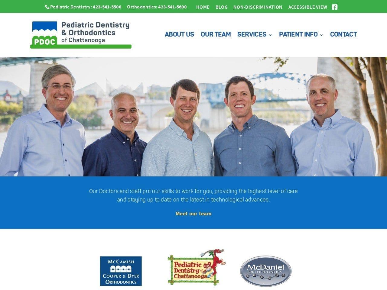 McDaniel Orthodontics screenshot
