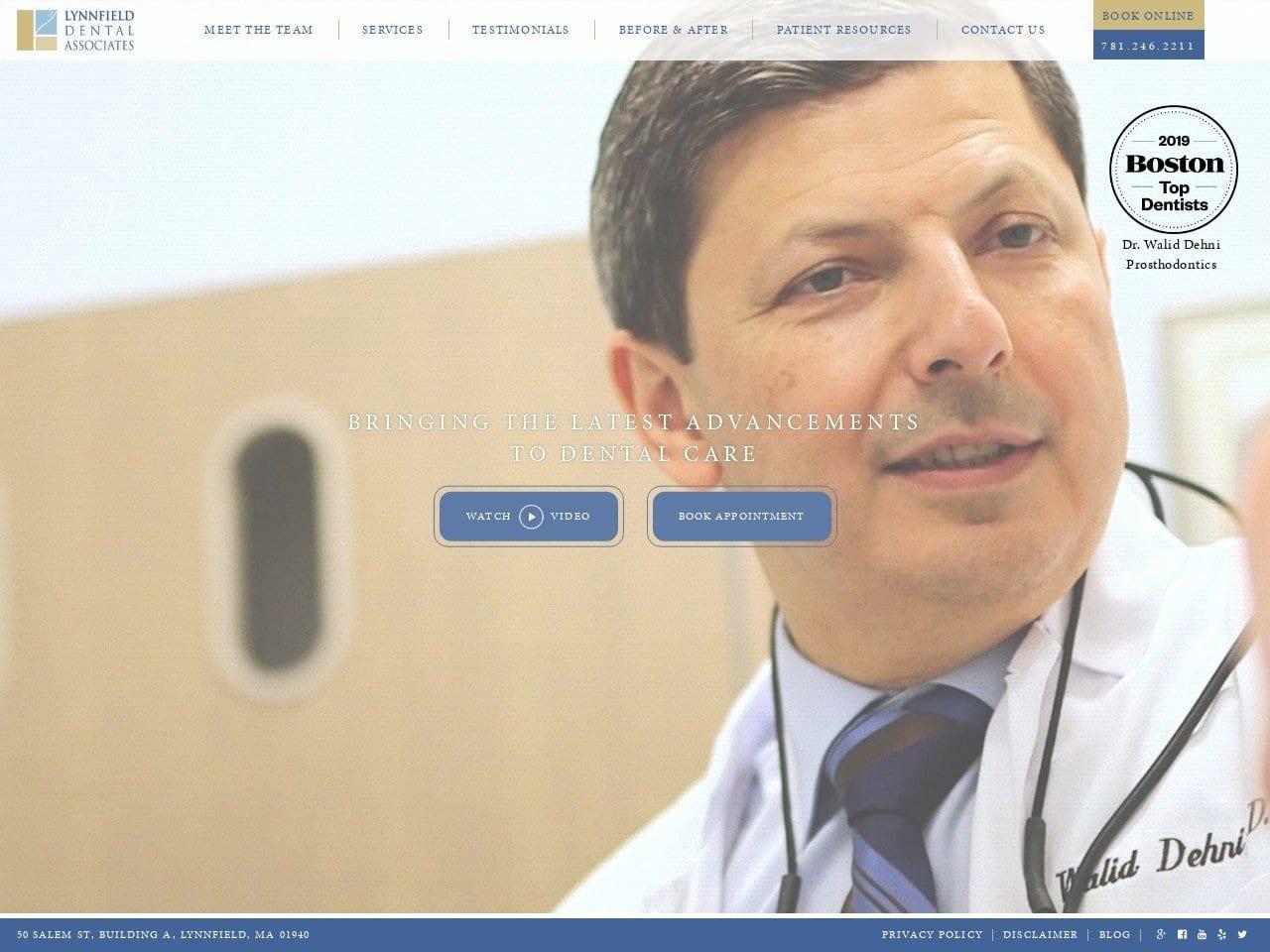 Lynnfield Dental Associates screenshot