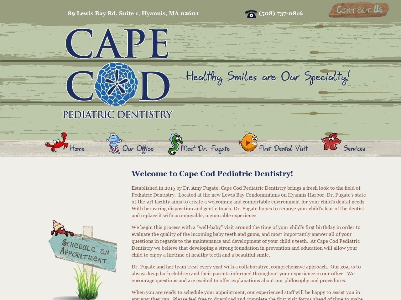 Cape Cod Pediatric Dentistry screenshot