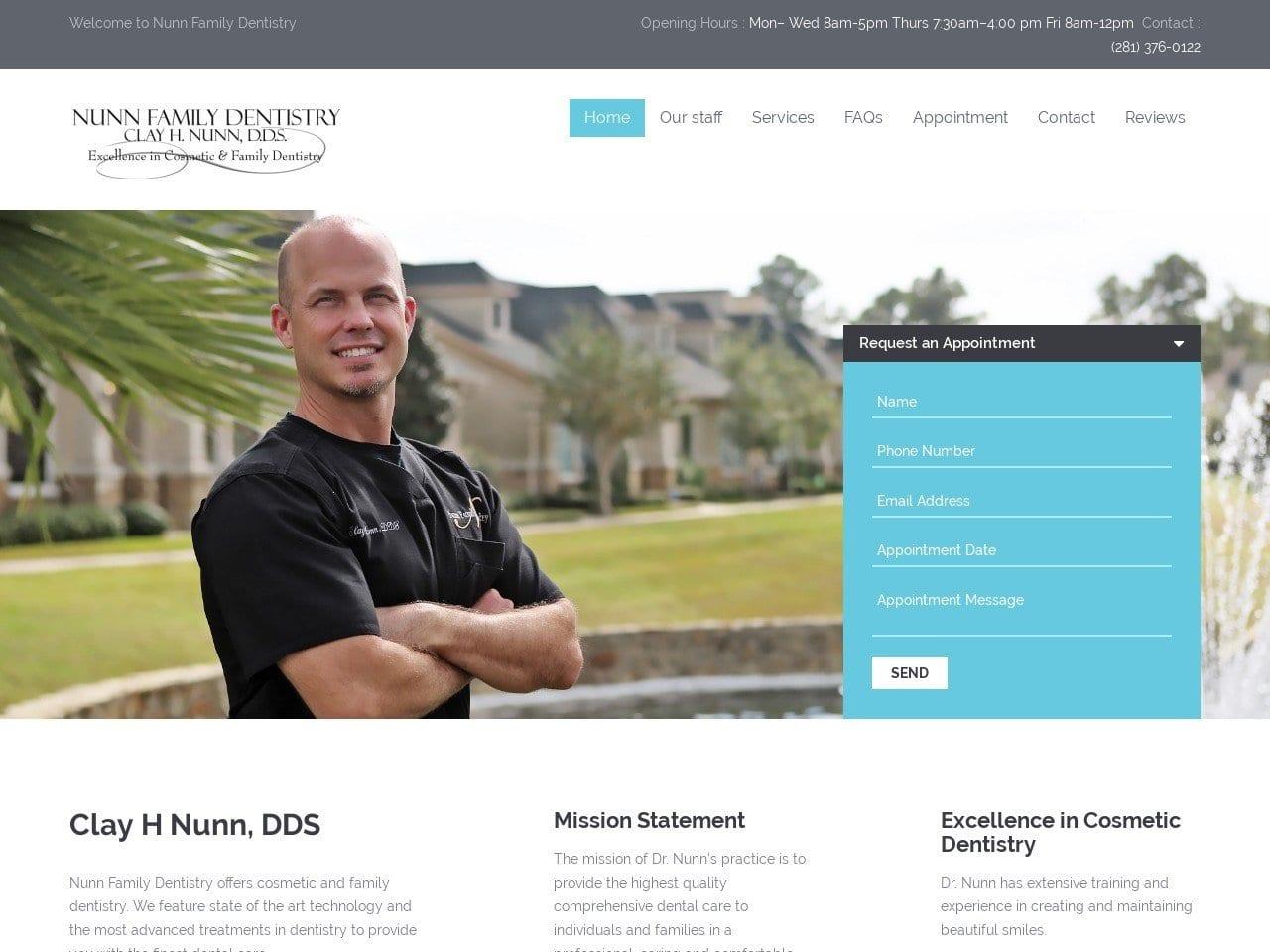 Nunn Family Dentist screenshot