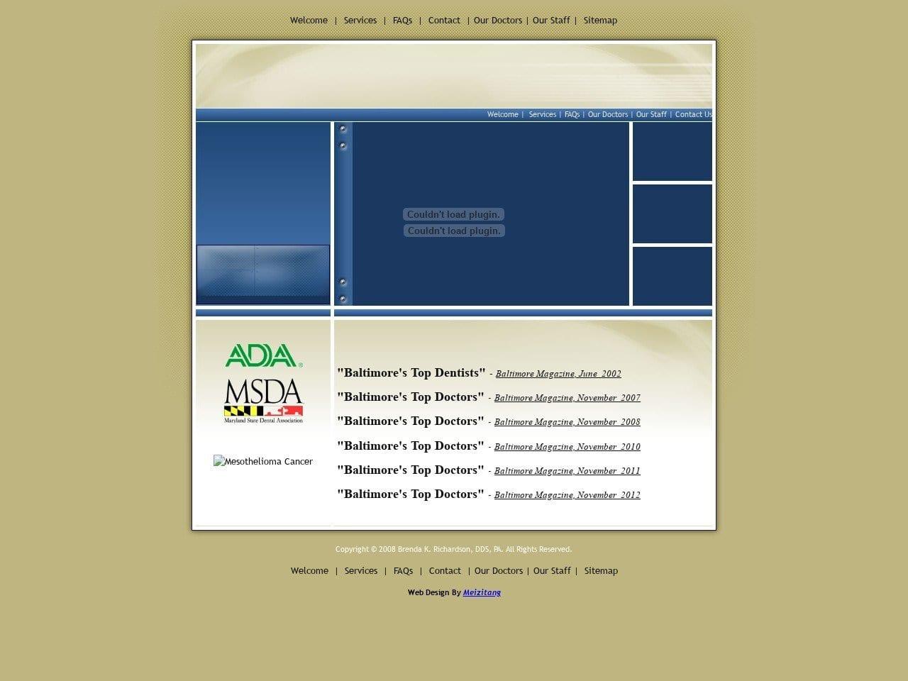 Brenda K Richardson Dental screenshot
