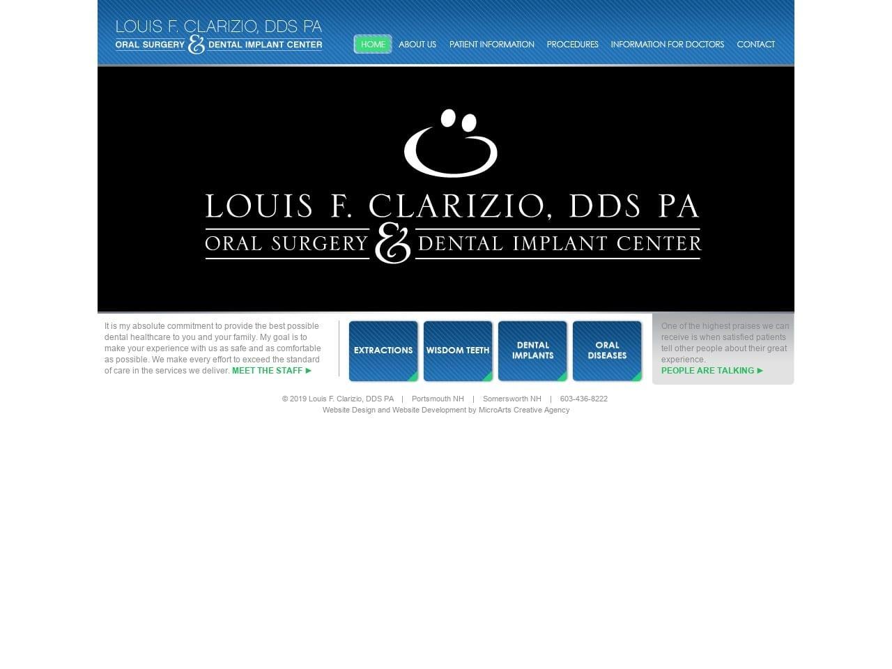 Louis F. Clarizio D.D.S. PA screenshot
