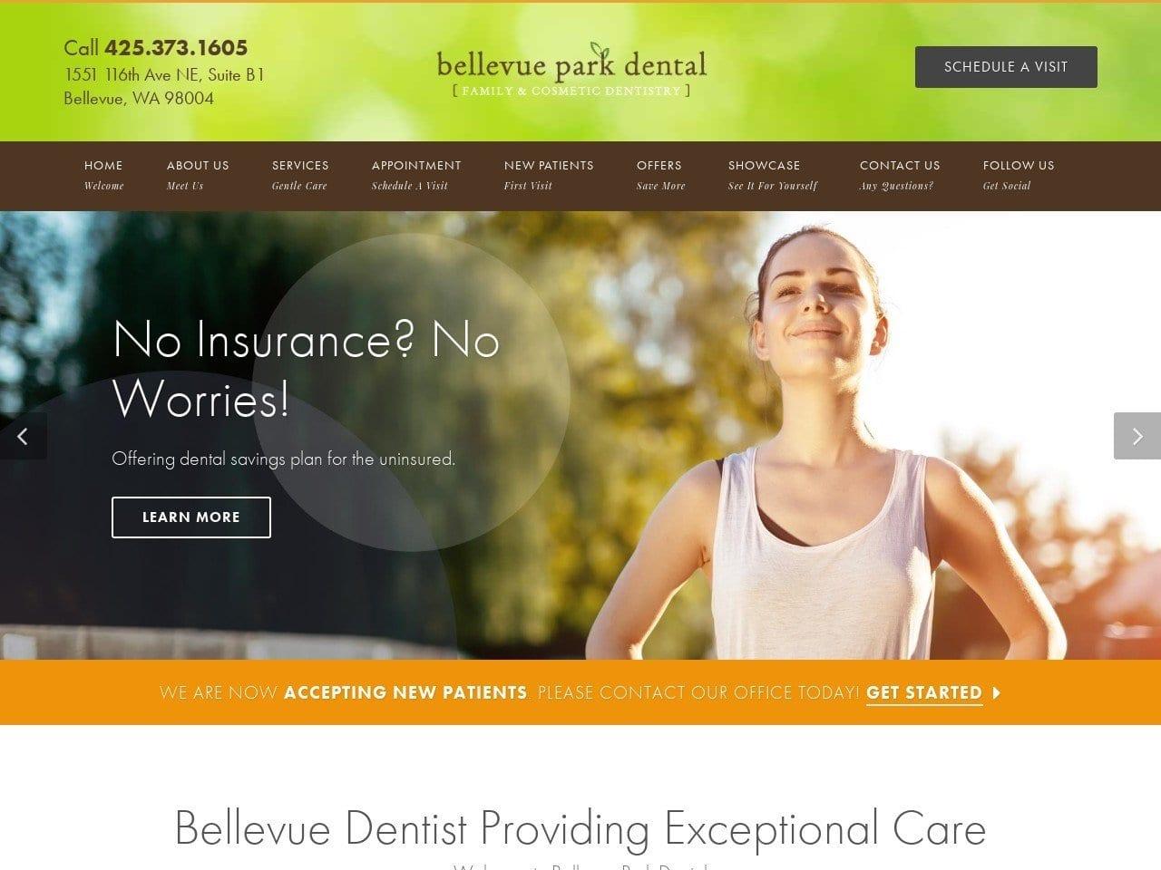 Alex Park DDS. at Bellevue Park Dental screenshot
