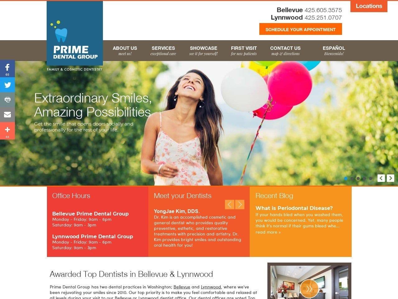 Kent Prime Dental screenshot