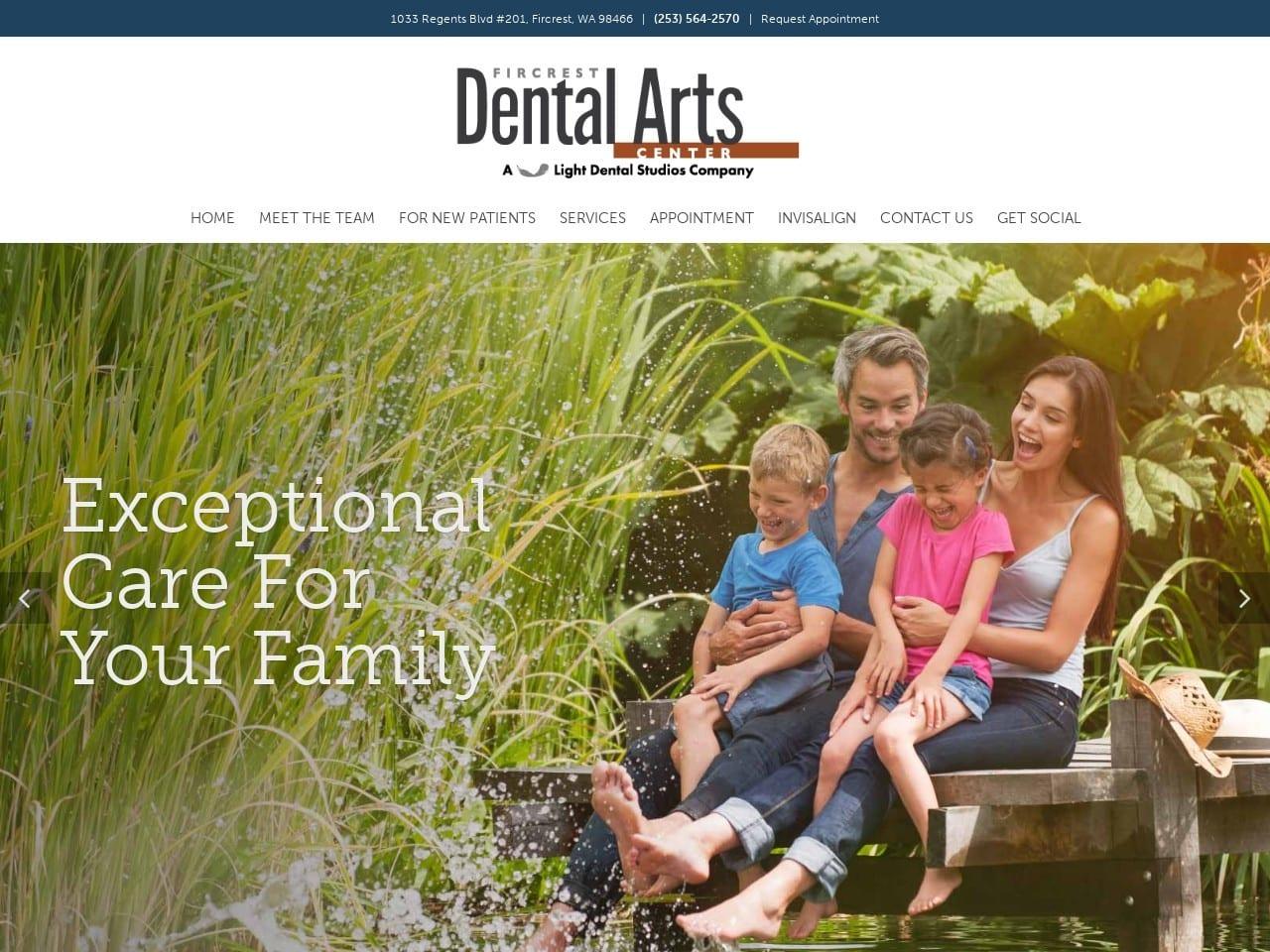 Fircrest Dental Arts Center screenshot