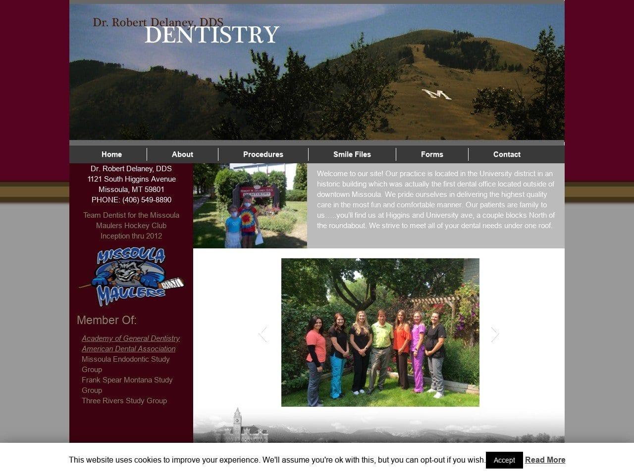 Delaney Robert M DDS Dentist screenshot