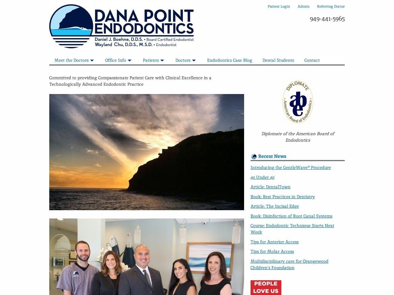 Dr. Daniel J. Boehne DDS screenshot
