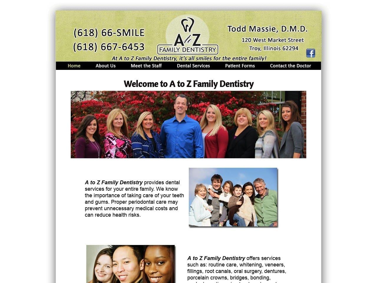 A To Z Family Dentist screenshot
