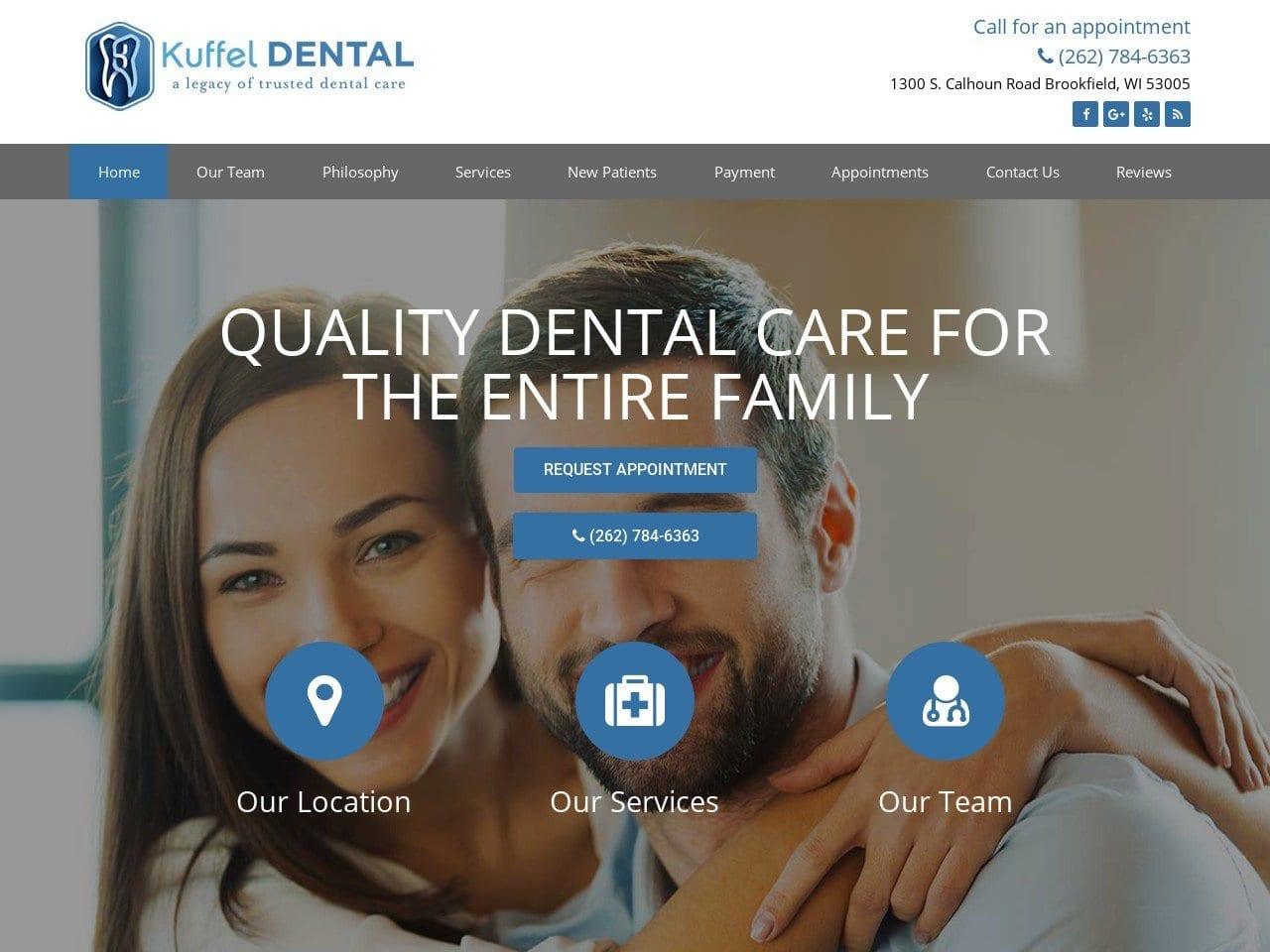 Dr. Kevin J. Kuffel DDS screenshot