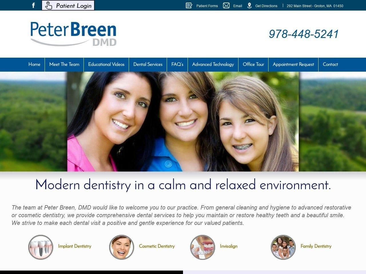 Dr. Peter E. Breen DMD screenshot