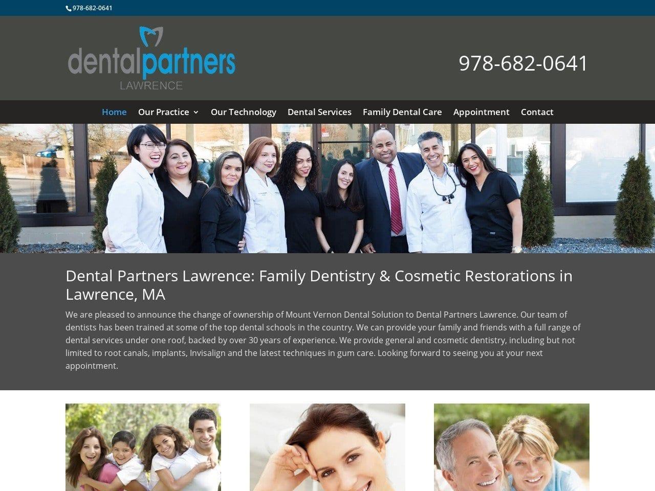 Mount Vernon Dental Solutions / Dr. Mikhail Gomer screenshot