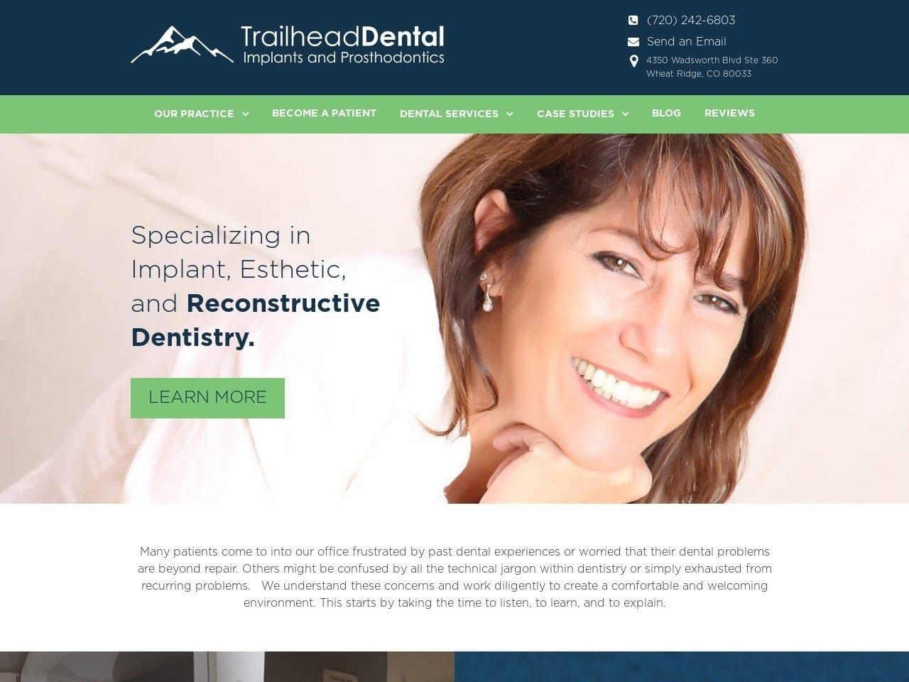 Trailhead Dental screenshot