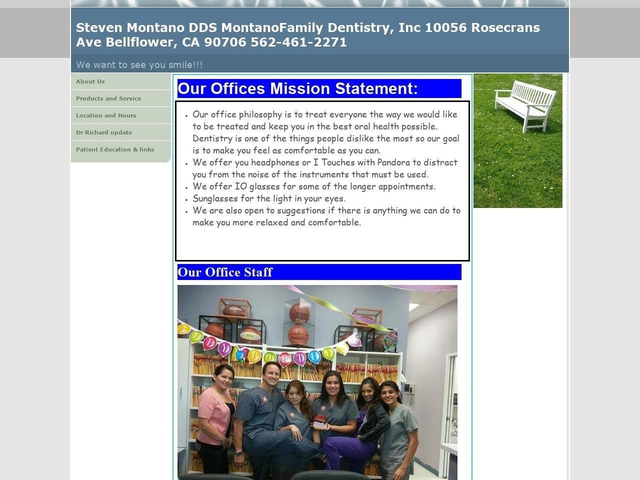 Montano Family Dentist screenshot