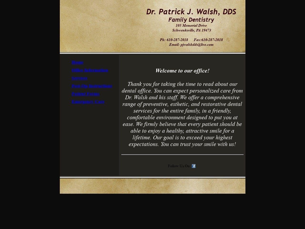 Walsh Patrick J DDS