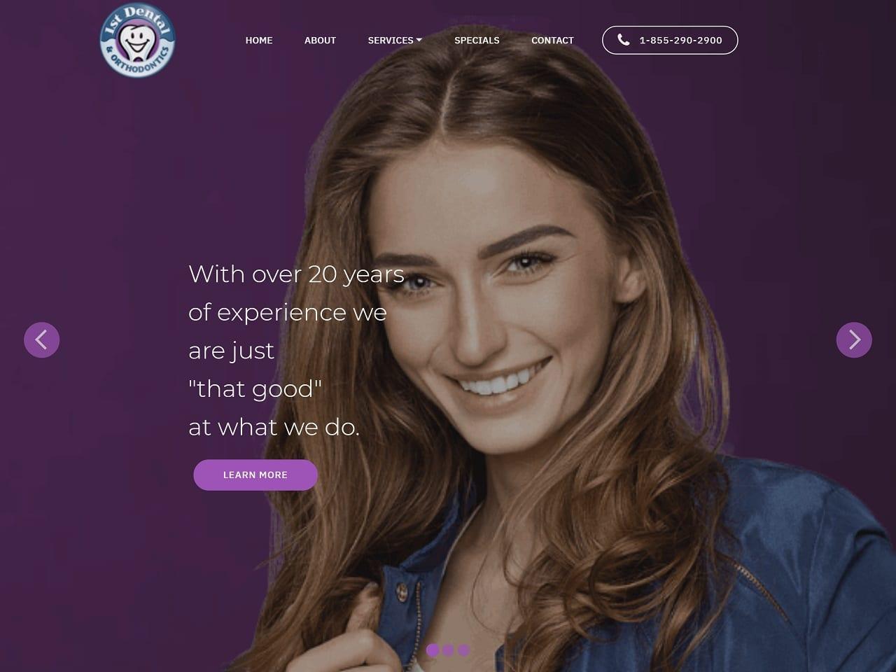 1st Dental & Orthodontics screenshot