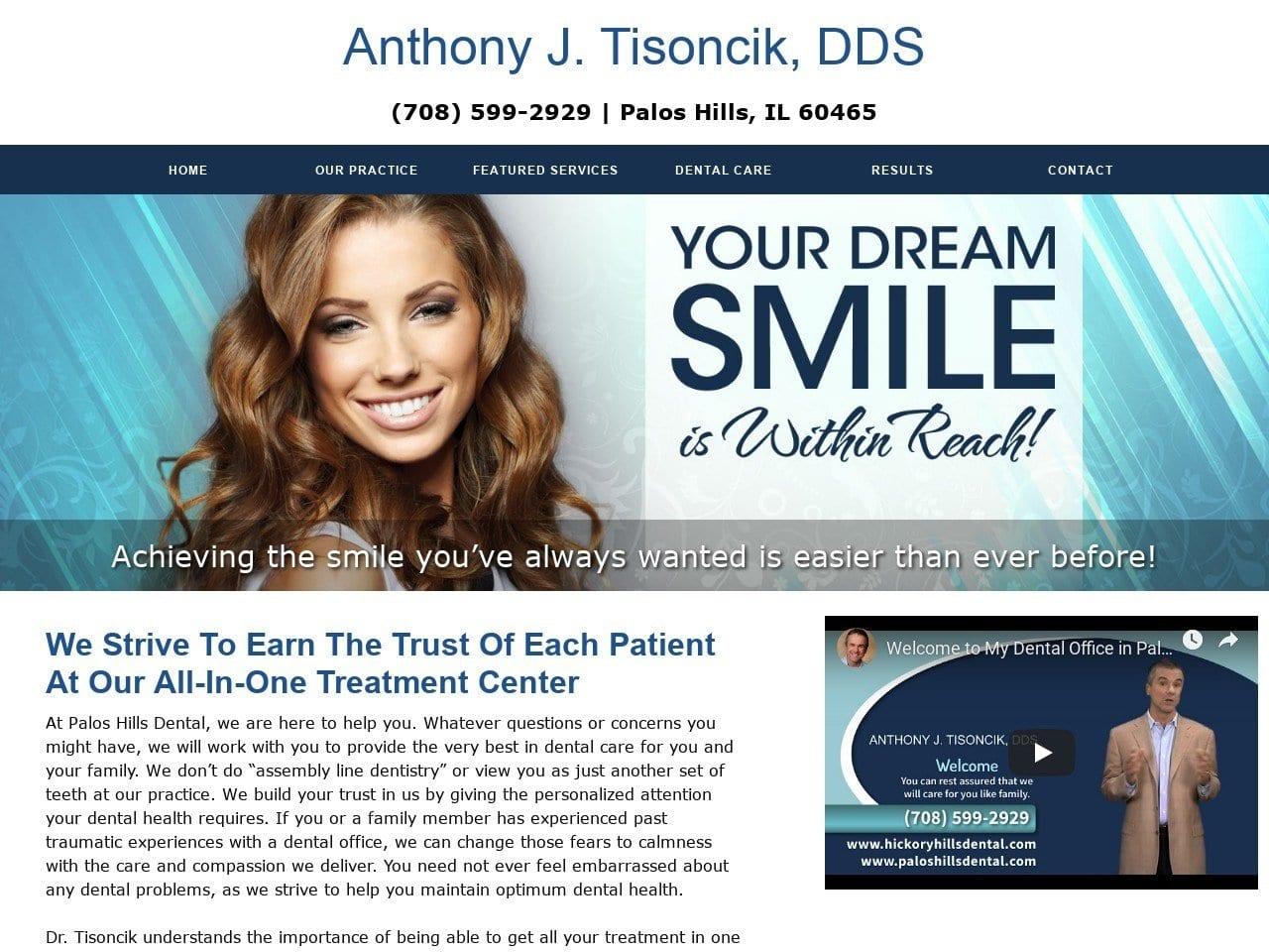 Anthony J. Tisoncik DDS screenshot