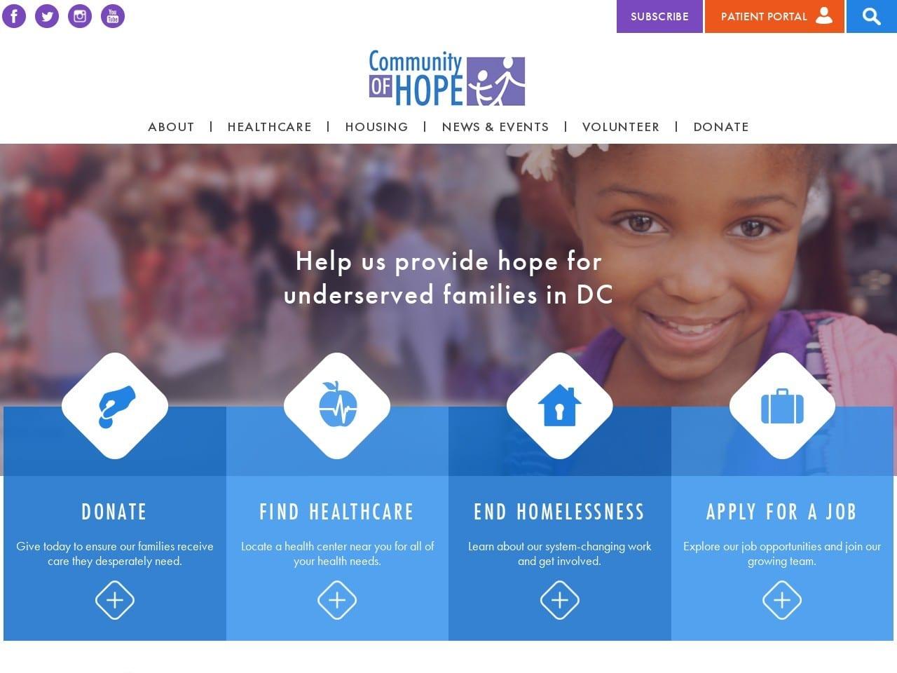 Community of Hope Dental screenshot