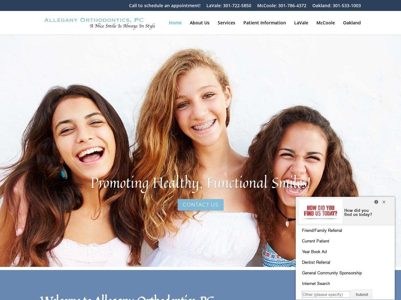 Allegany Orthodontics PC screenshot
